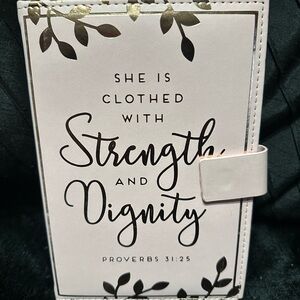 New Inspirational Peach and Gold Journal